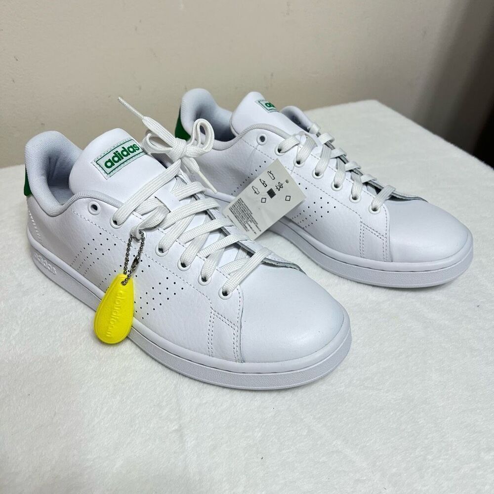Adidas Advantage White Tennis Sport Shoes 9 Men NEW